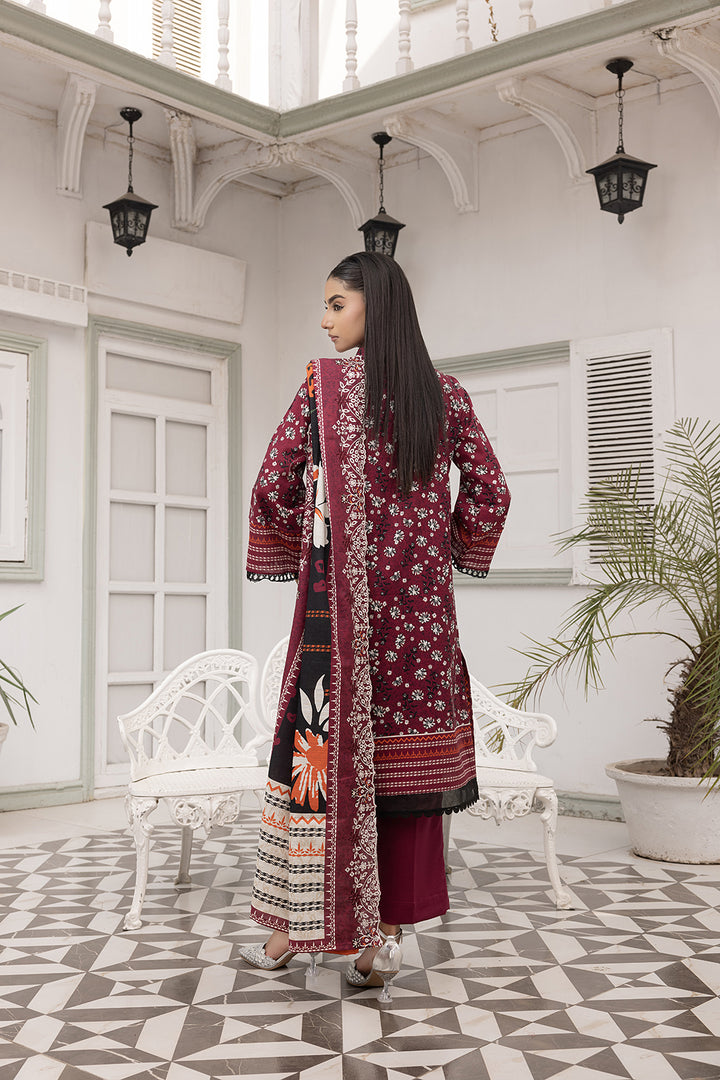 3-PC Embroided Khaddar