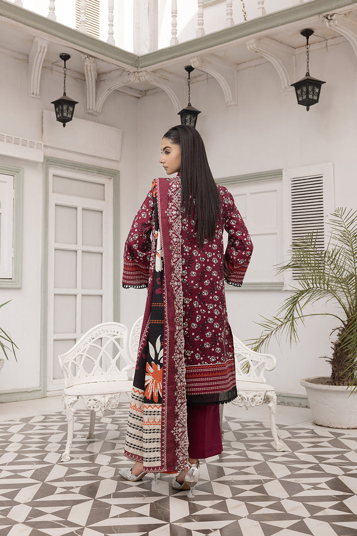 3-PC Embroided Khaddar