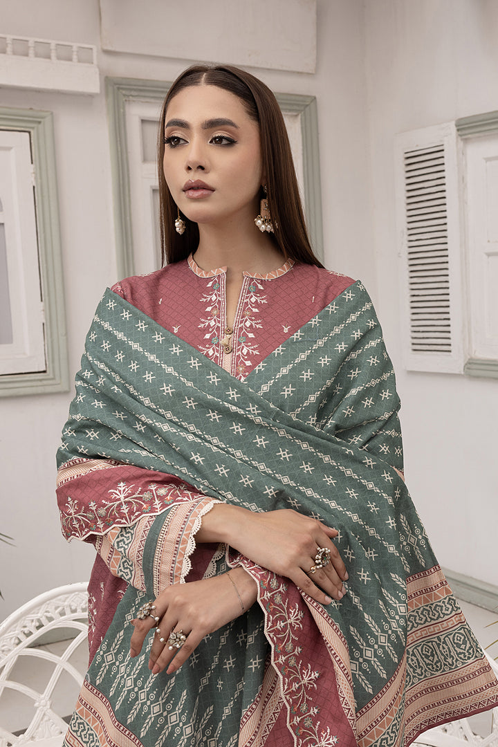 3-PC Embroided Khaddar