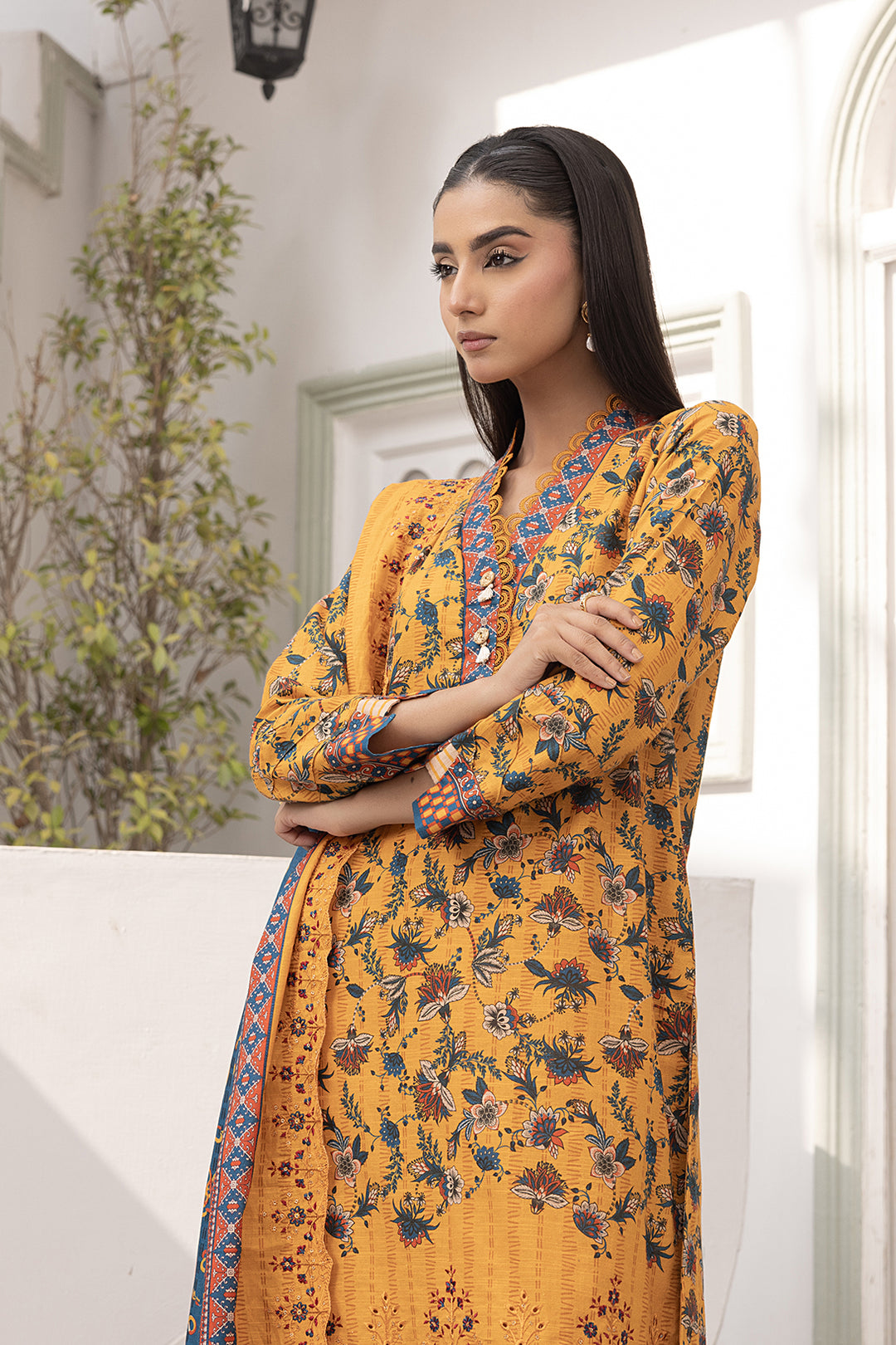 3-PC Embroided Khaddar