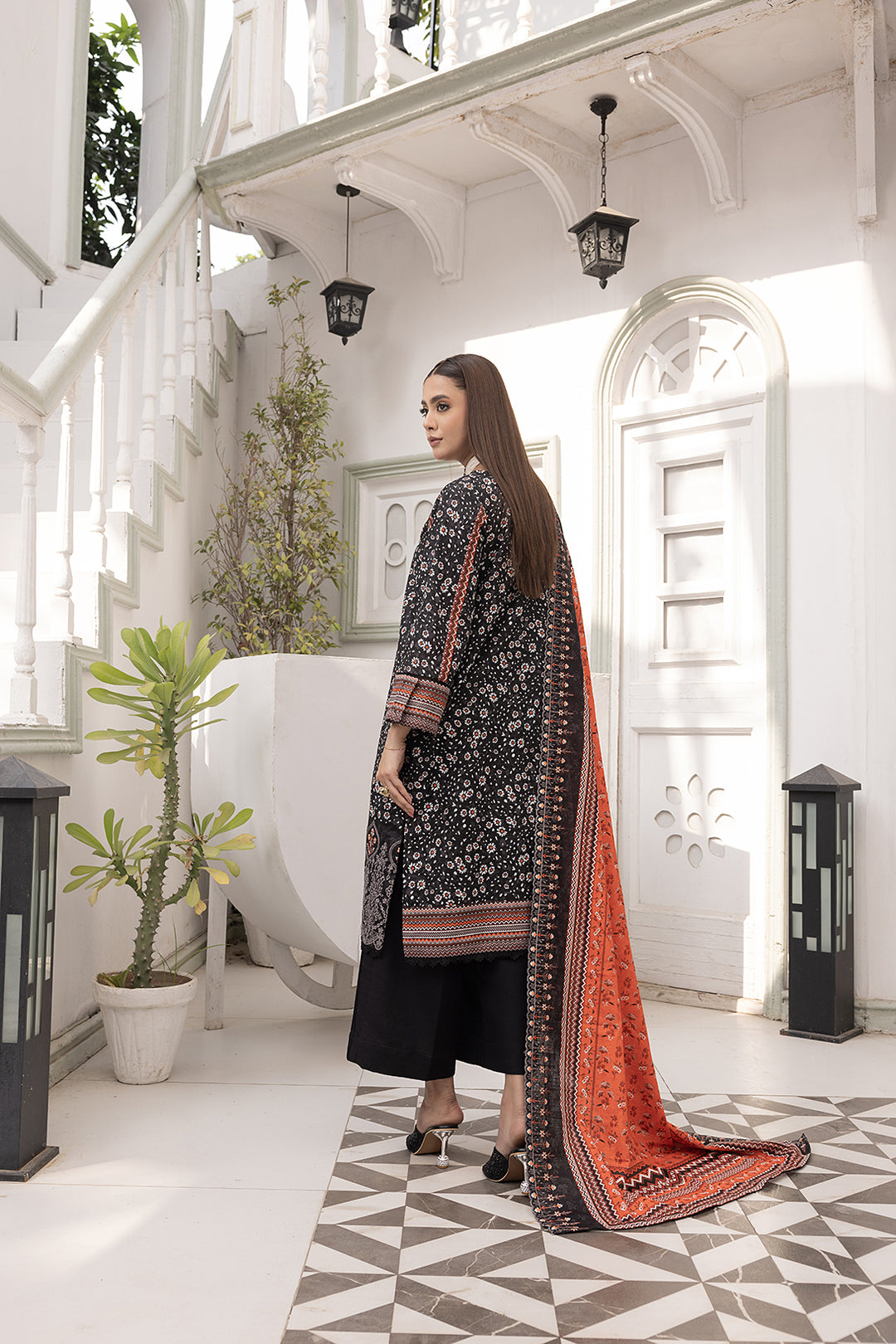 3-PC Embroided Khaddar