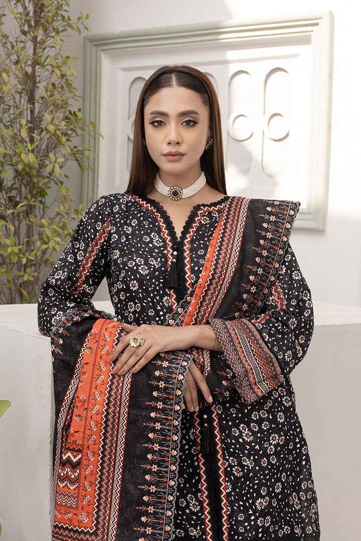 3-PC Embroided Khaddar