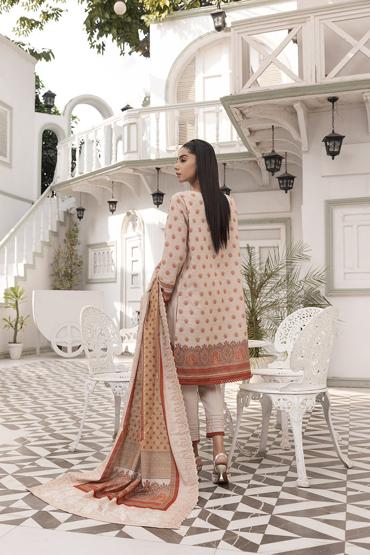 3-PC Embroided Khaddar
