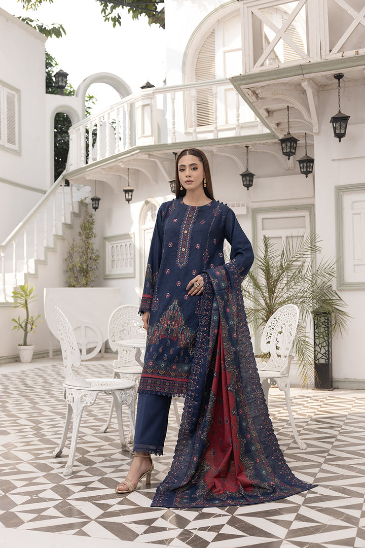 3-PC Embroided Khaddar