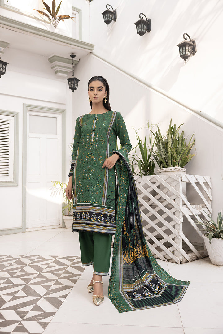 3-PC Embroided Khaddar