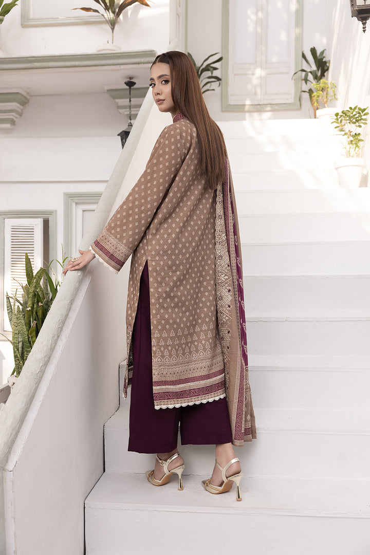 3-PC Embroided Khaddar