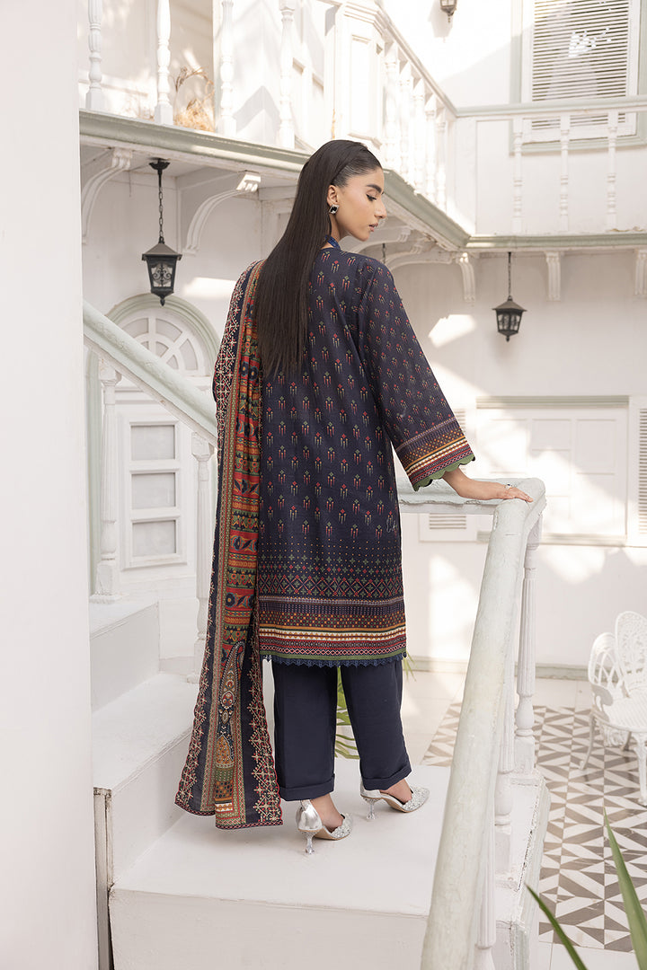 3-PC Embroided Khaddar