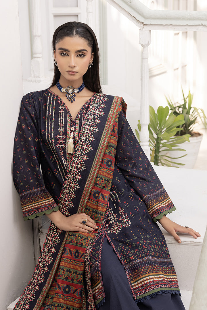 3-PC Embroided Khaddar