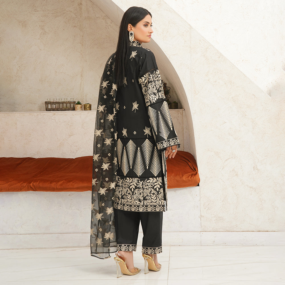 3-PC Embroidered Luxury Lawn