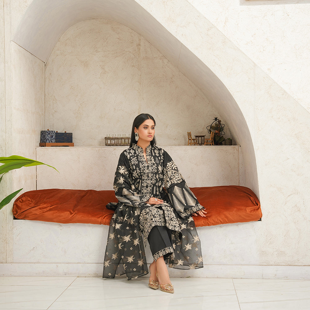 3-PC Embroidered Luxury Lawn
