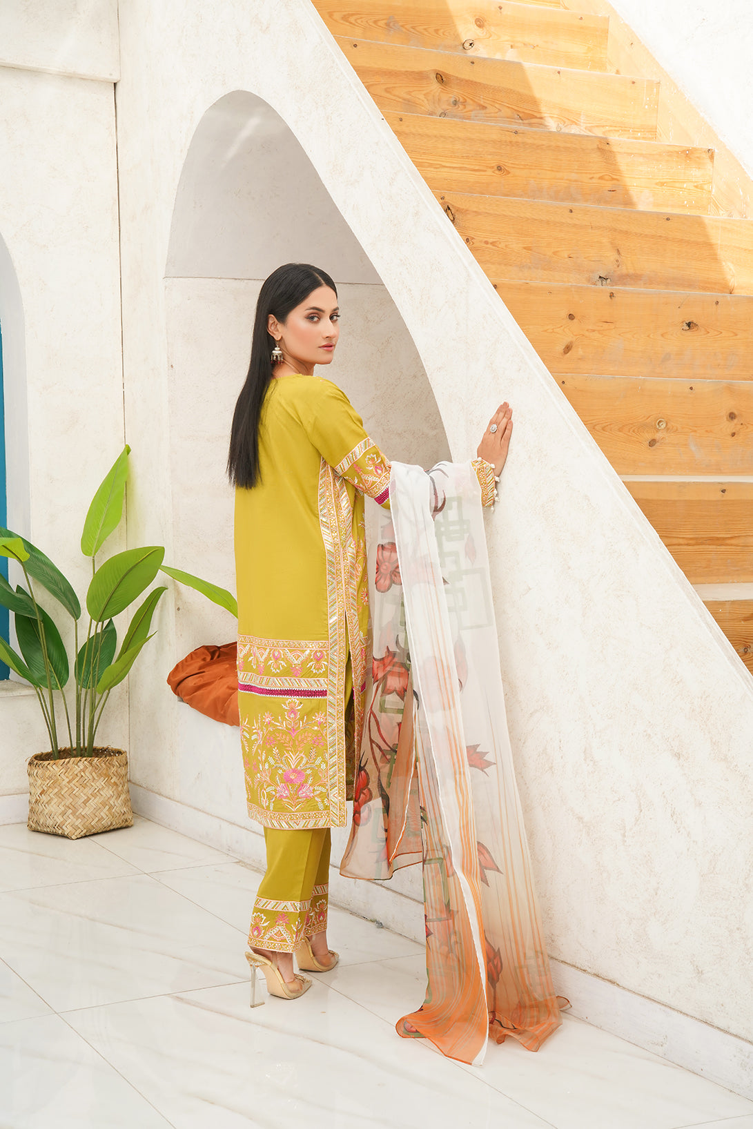 3-PC Embroidered Luxury Lawn