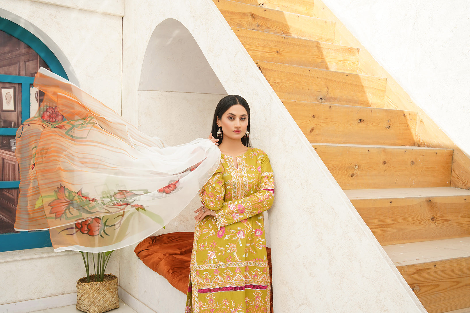 3-PC Embroidered Luxury Lawn