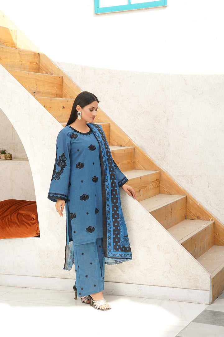 2-PC Embroidered Luxury Lawn
