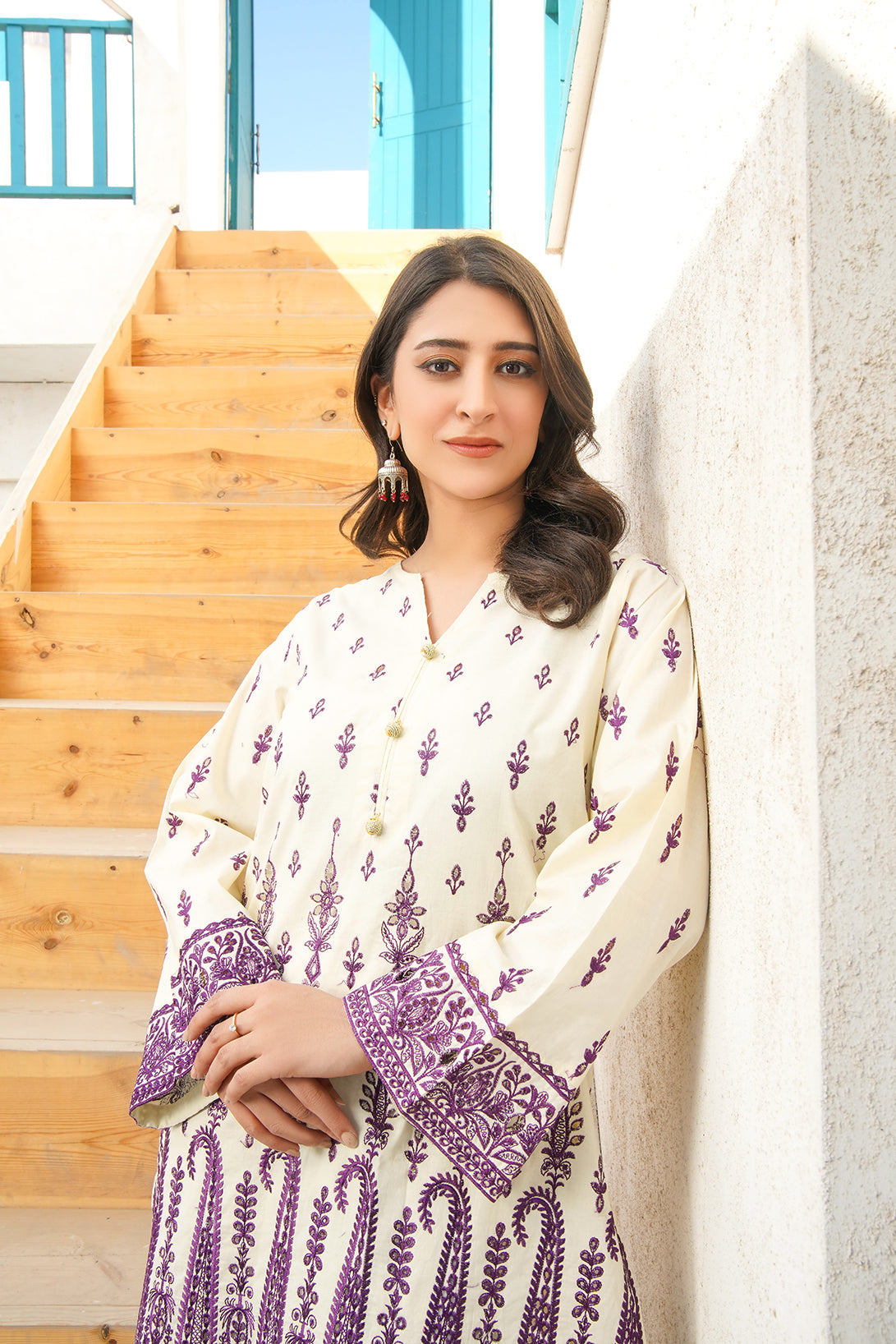 2-PC Embroidered Luxury Lawn