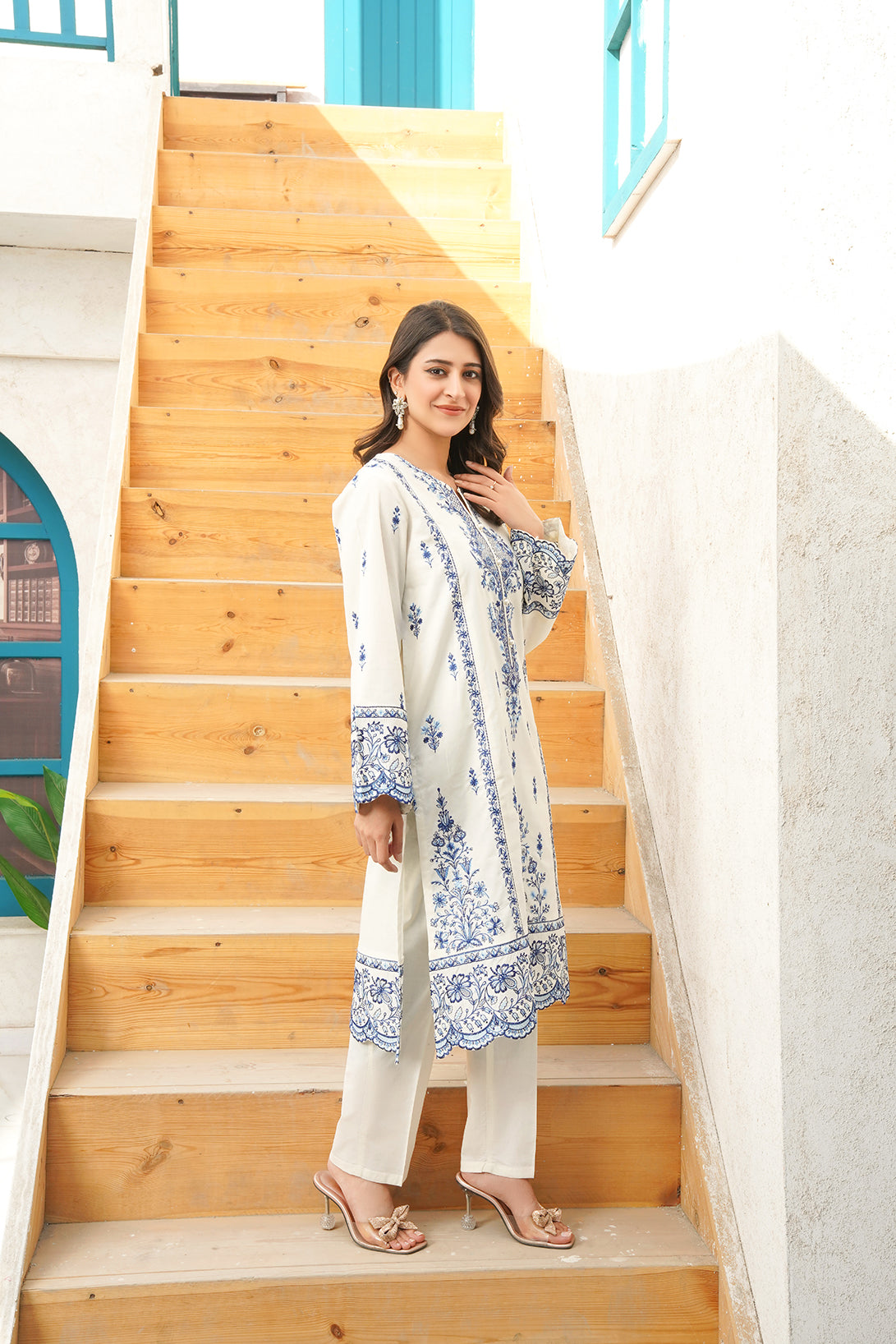2-PC Embroidered Luxury Lawn