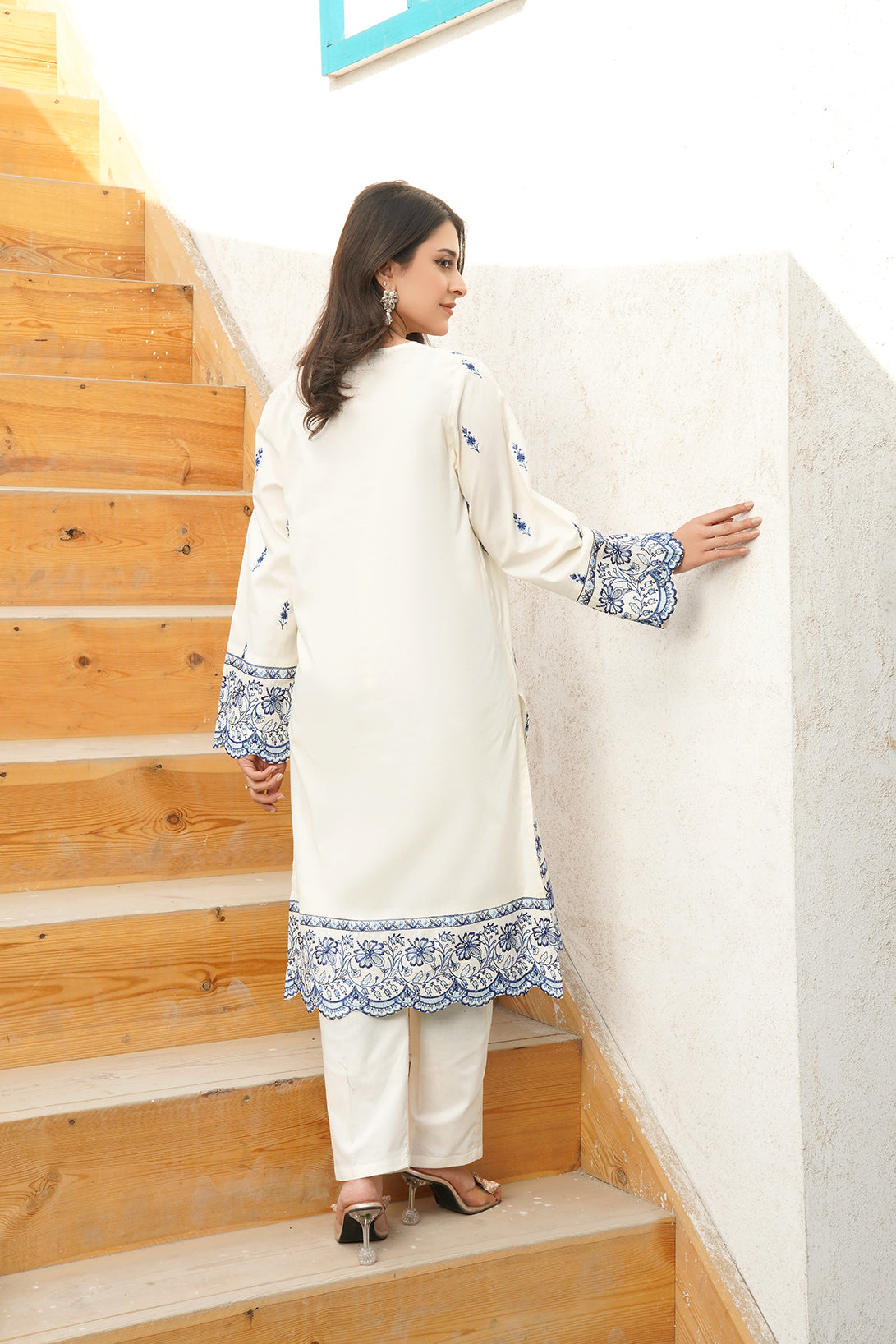2-PC Embroidered Luxury Lawn