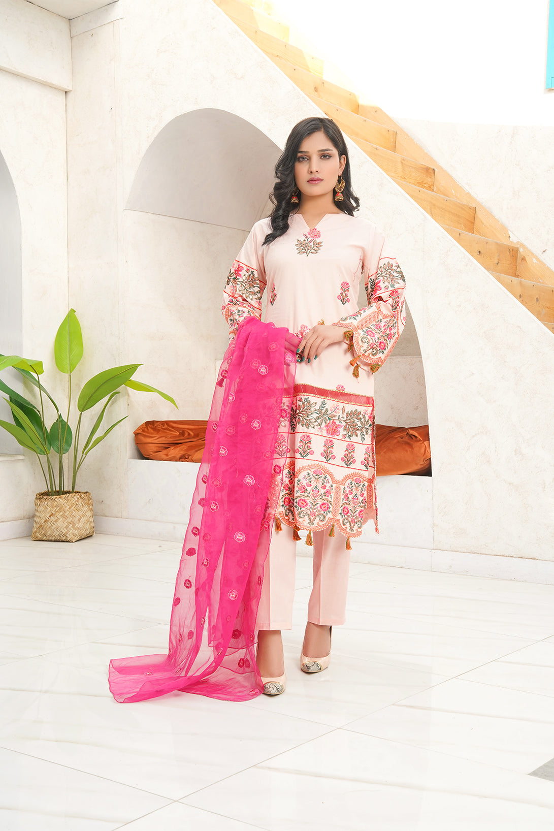 3-PC Embroidered Luxury Lawn
