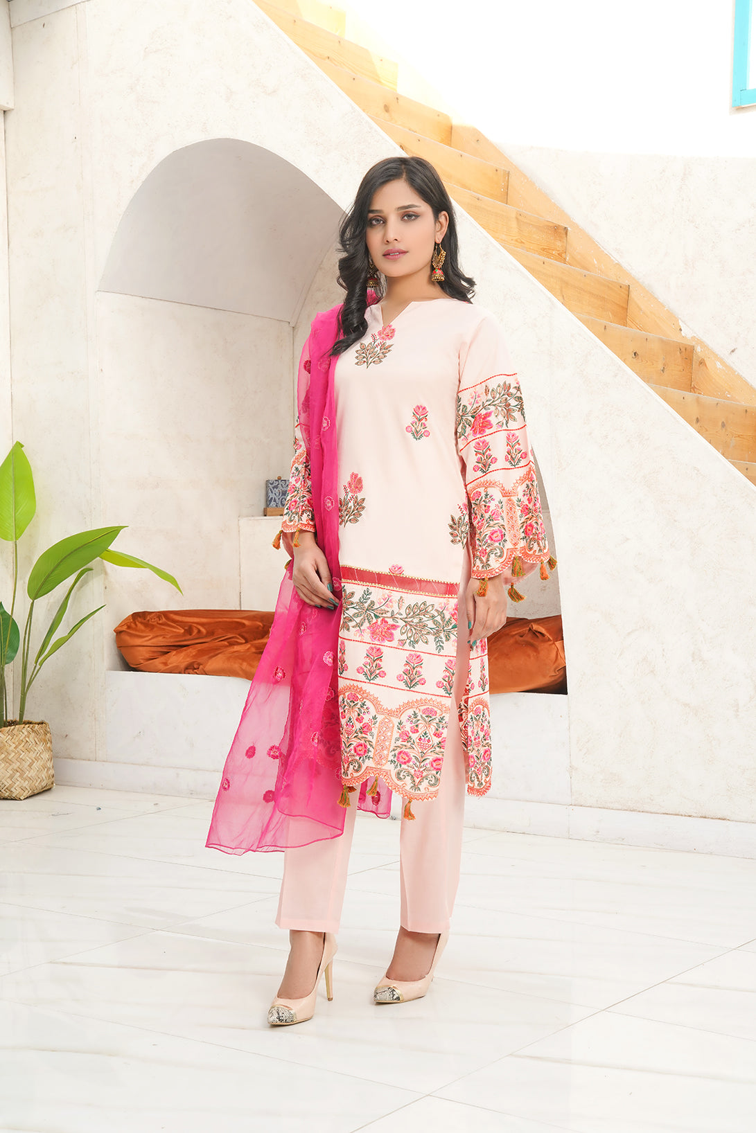 3-PC Embroidered Luxury Lawn