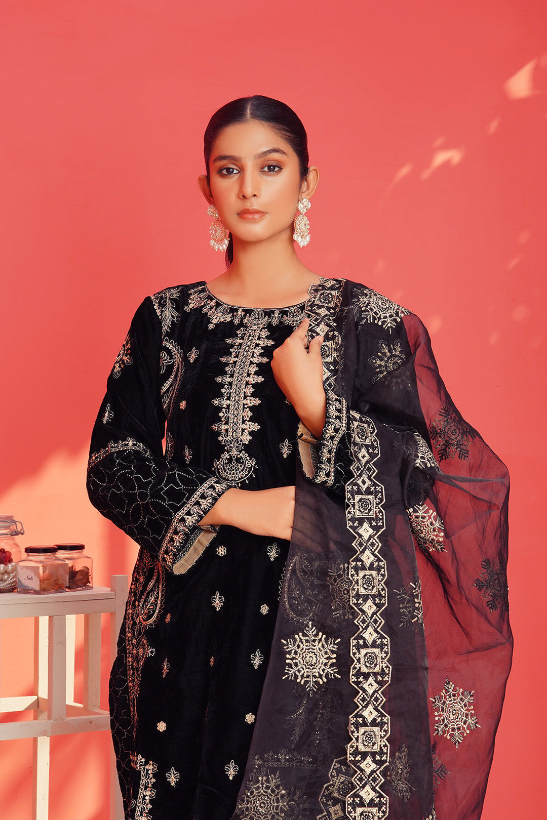 3-PC Fancy Embroided Velvot (Copy)