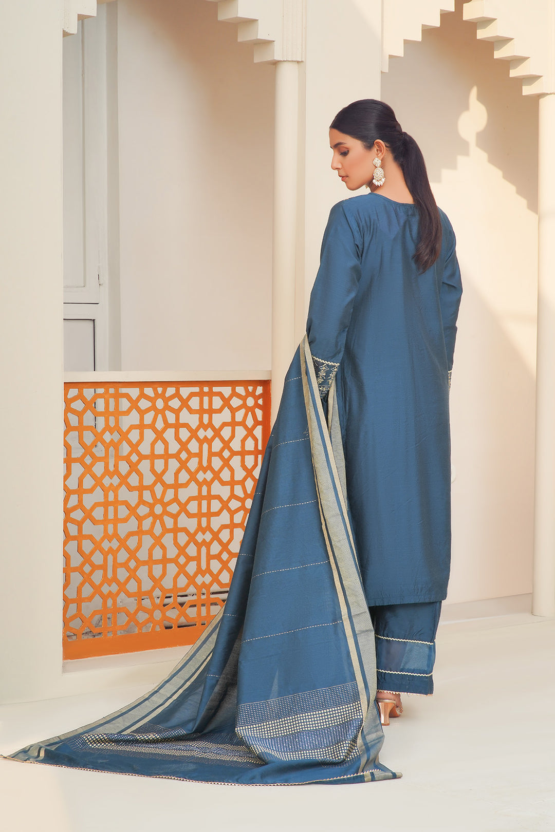 3-PC Embroided Khaddar