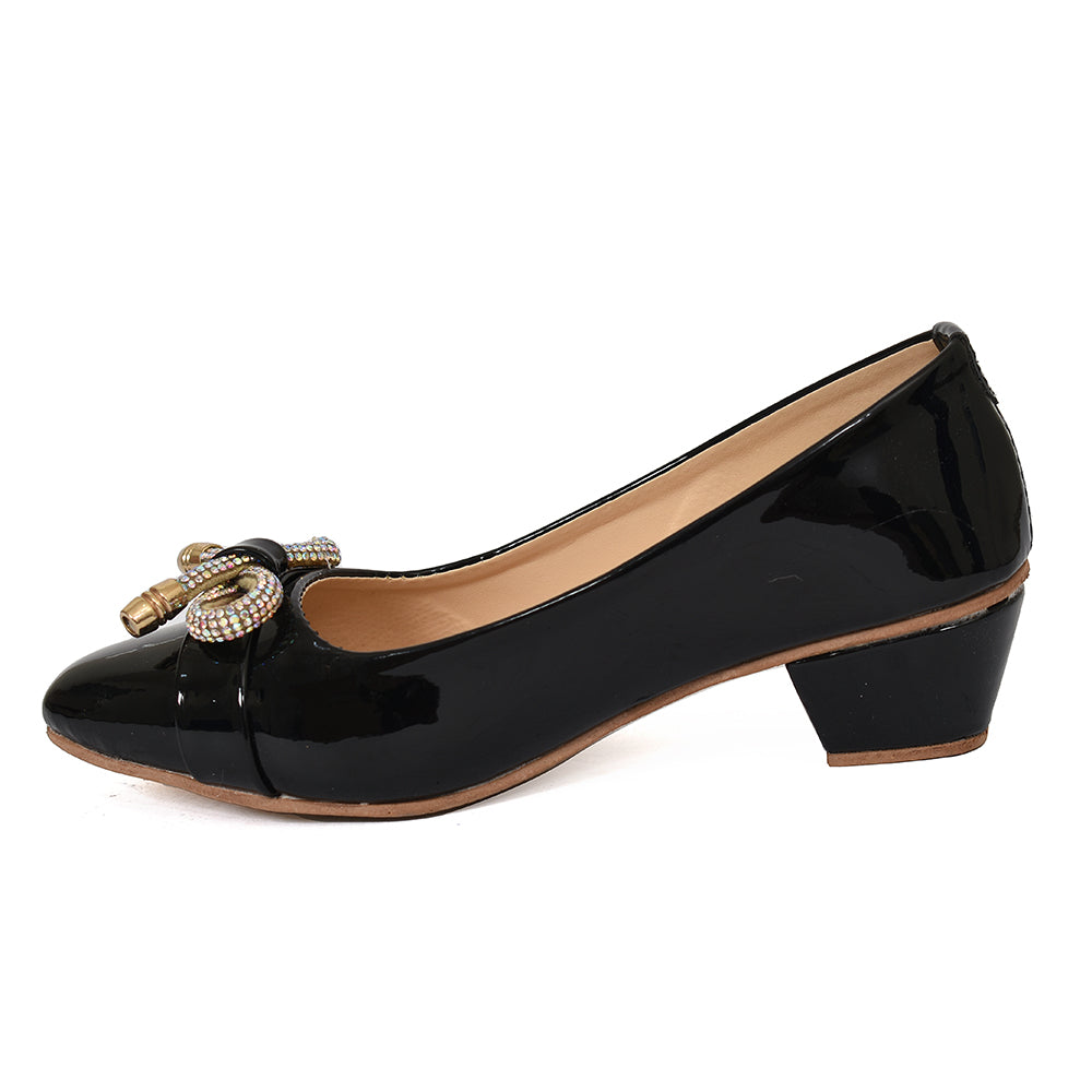 Girls Fancy Court Shoes (Large Size)