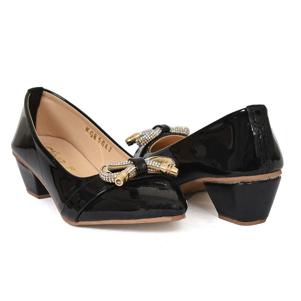 Girls Fancy Court Shoes (Large Size)