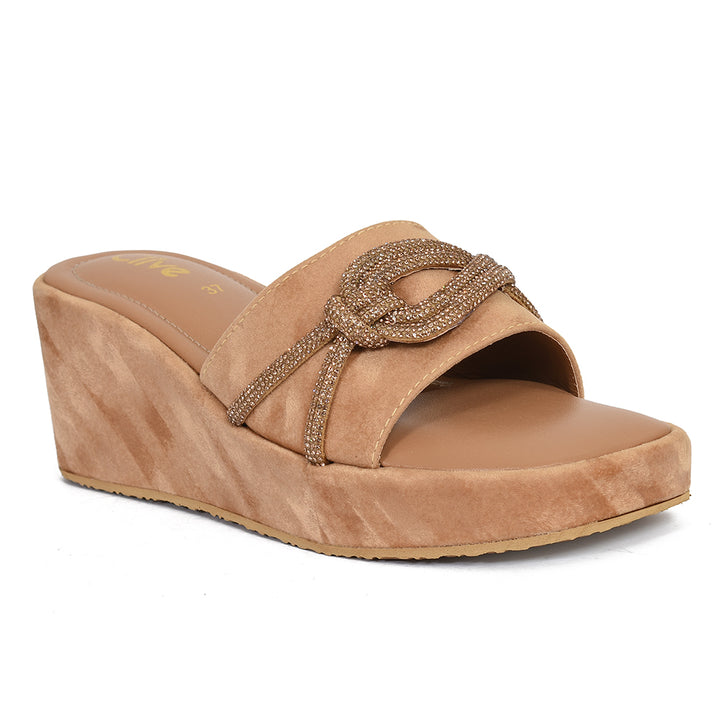 Casual Wedge Slippers