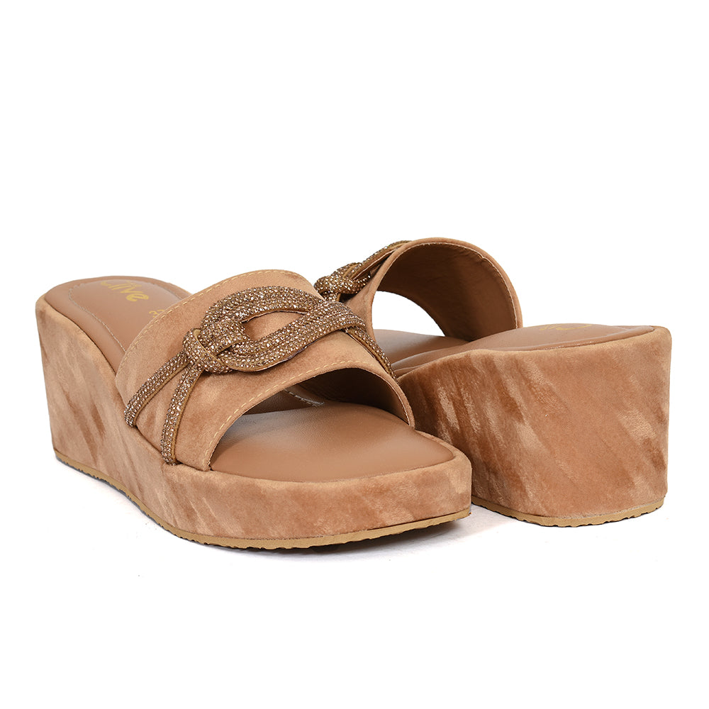 Casual Wedge Slippers