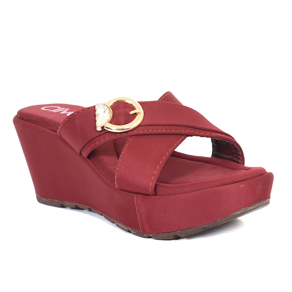 Casual Wedge Slippers