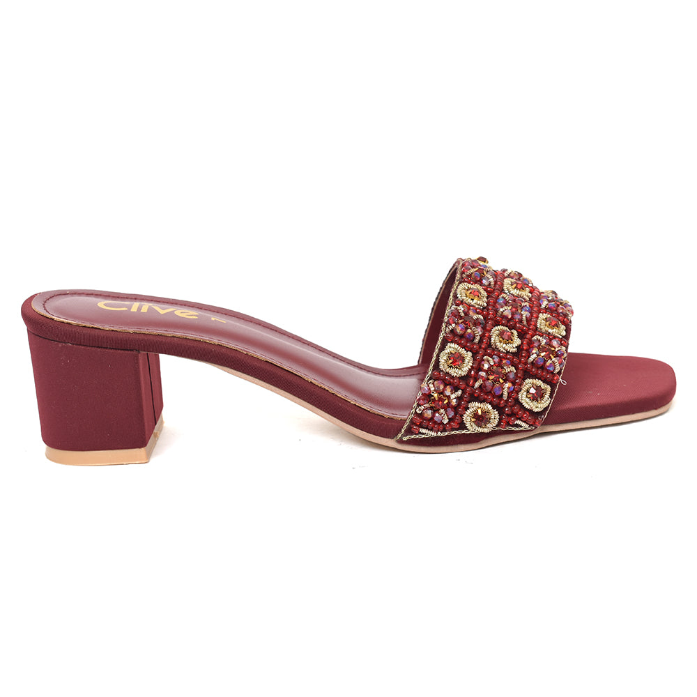 Fancy Slipper Heel