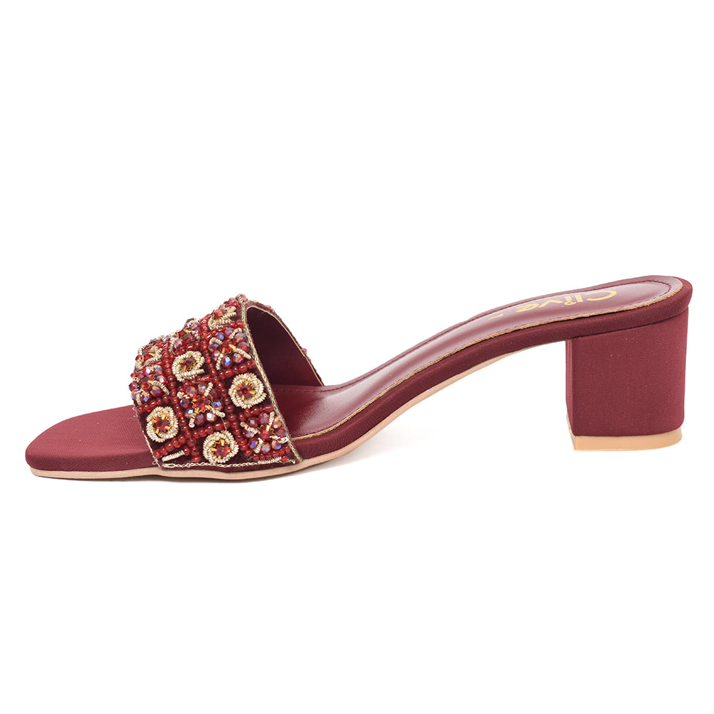 Fancy Slipper Heel