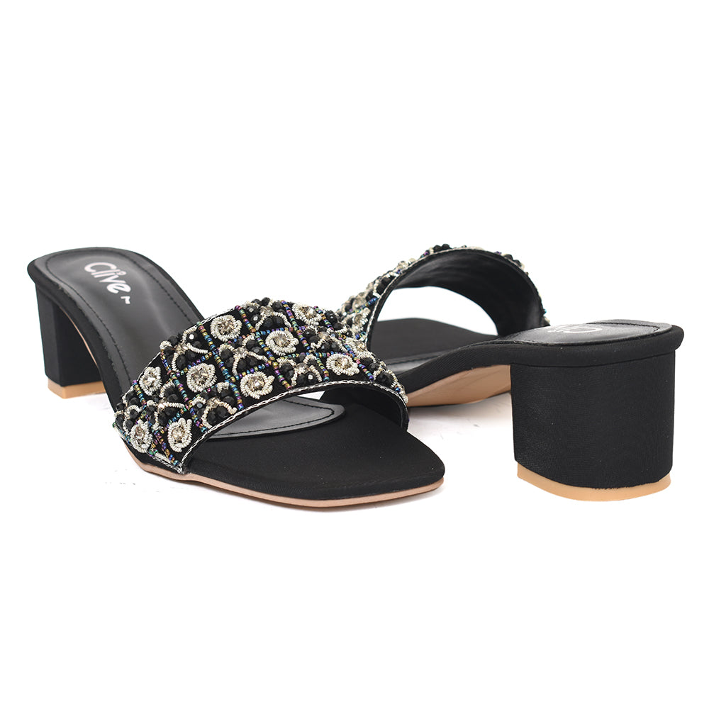 Fancy Slipper Heel