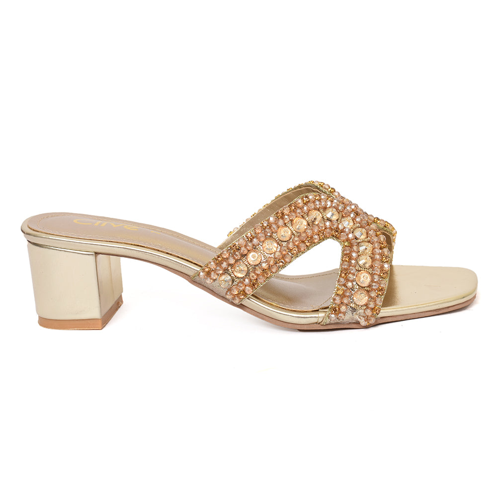 Fancy Slipper Heel