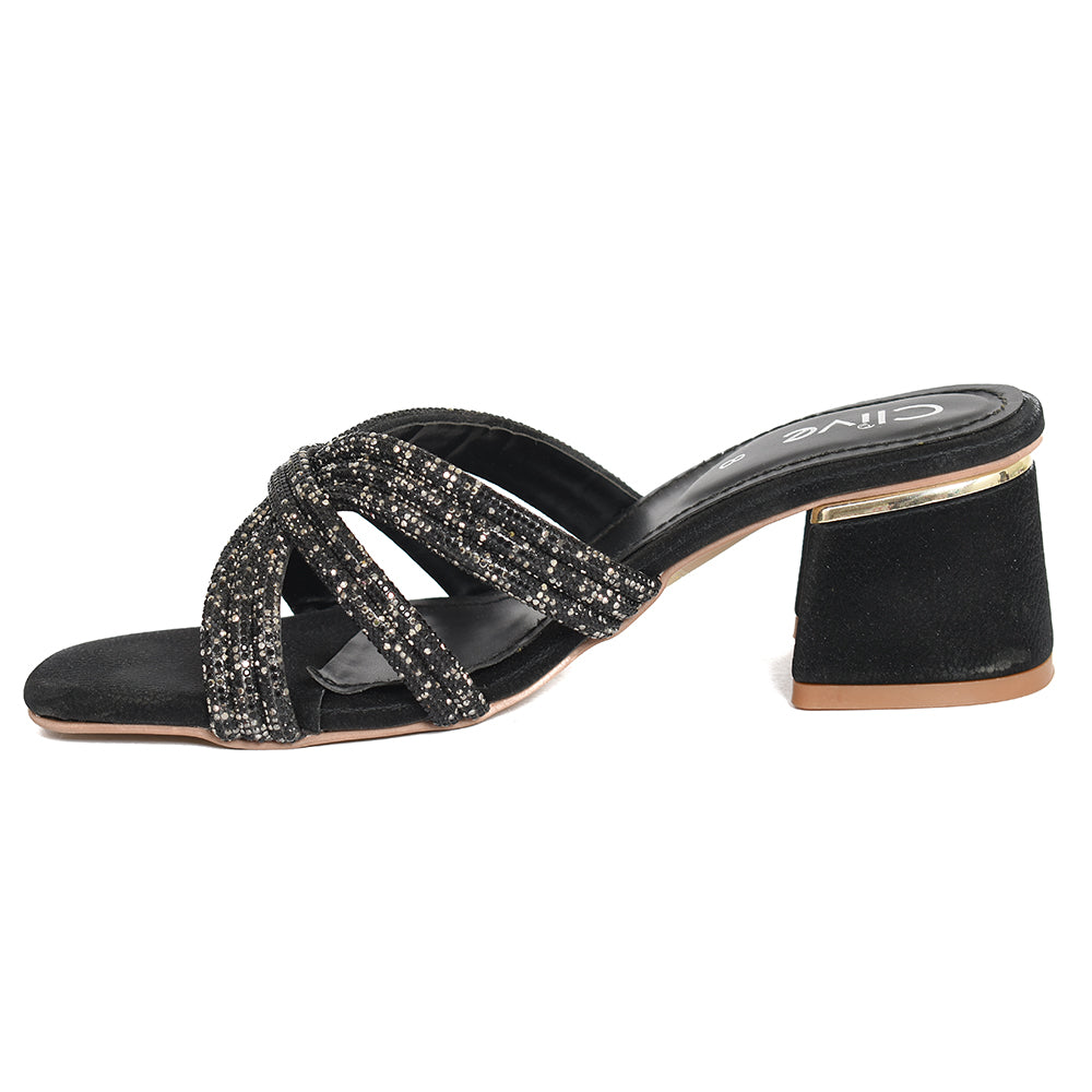 Fancy Slipper Heel