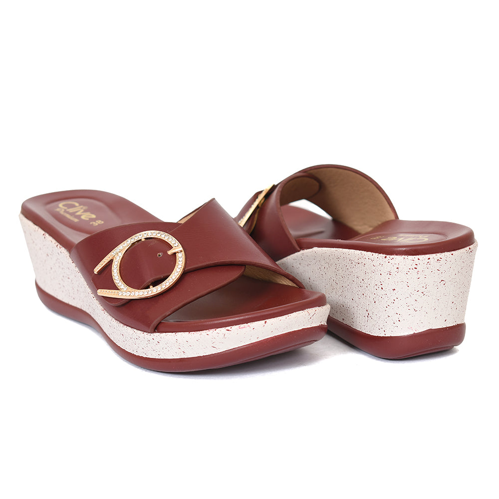Casual Wedge Slippers