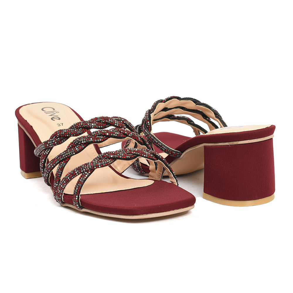 Fancy Slipper Heel