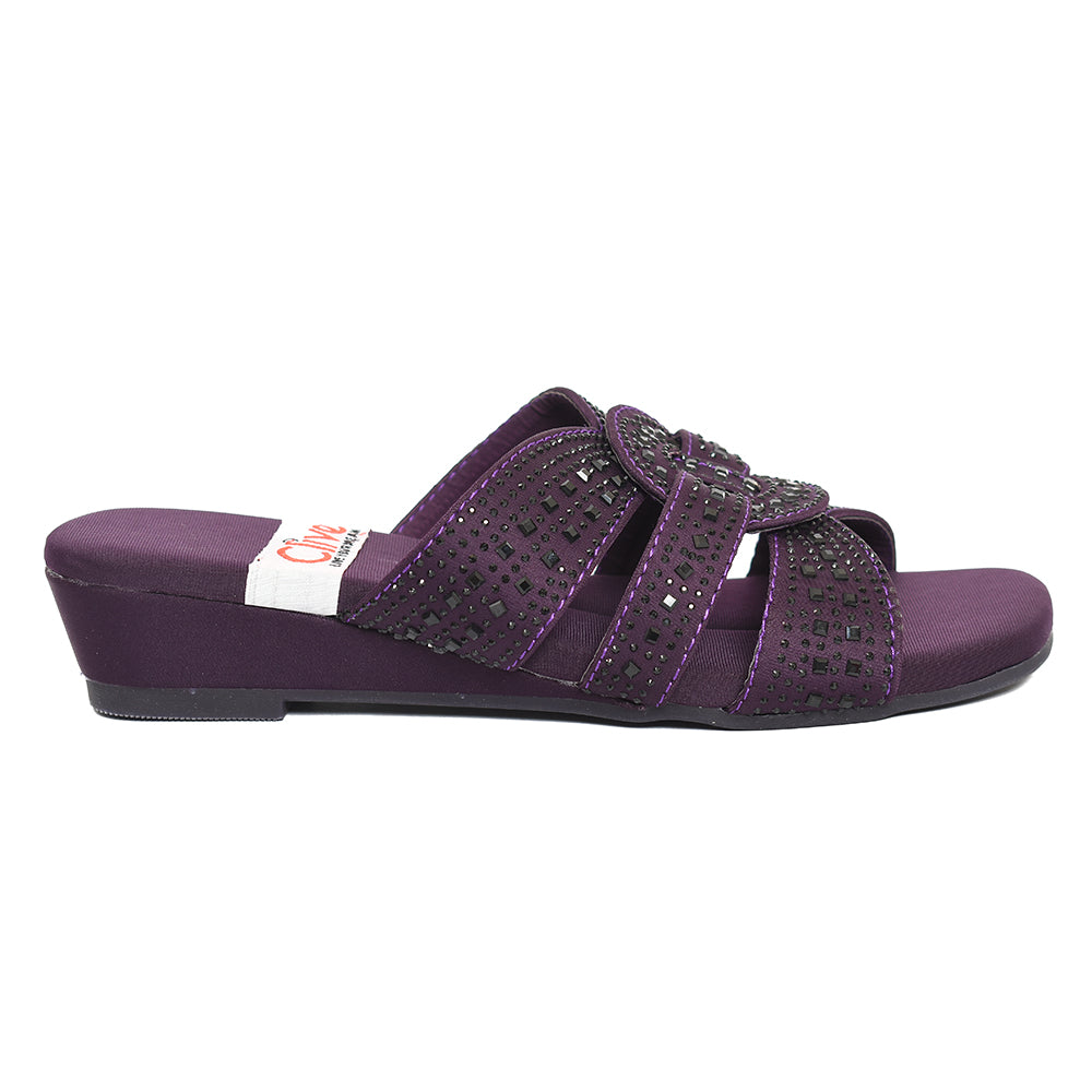 Casual Wedge Slippers
