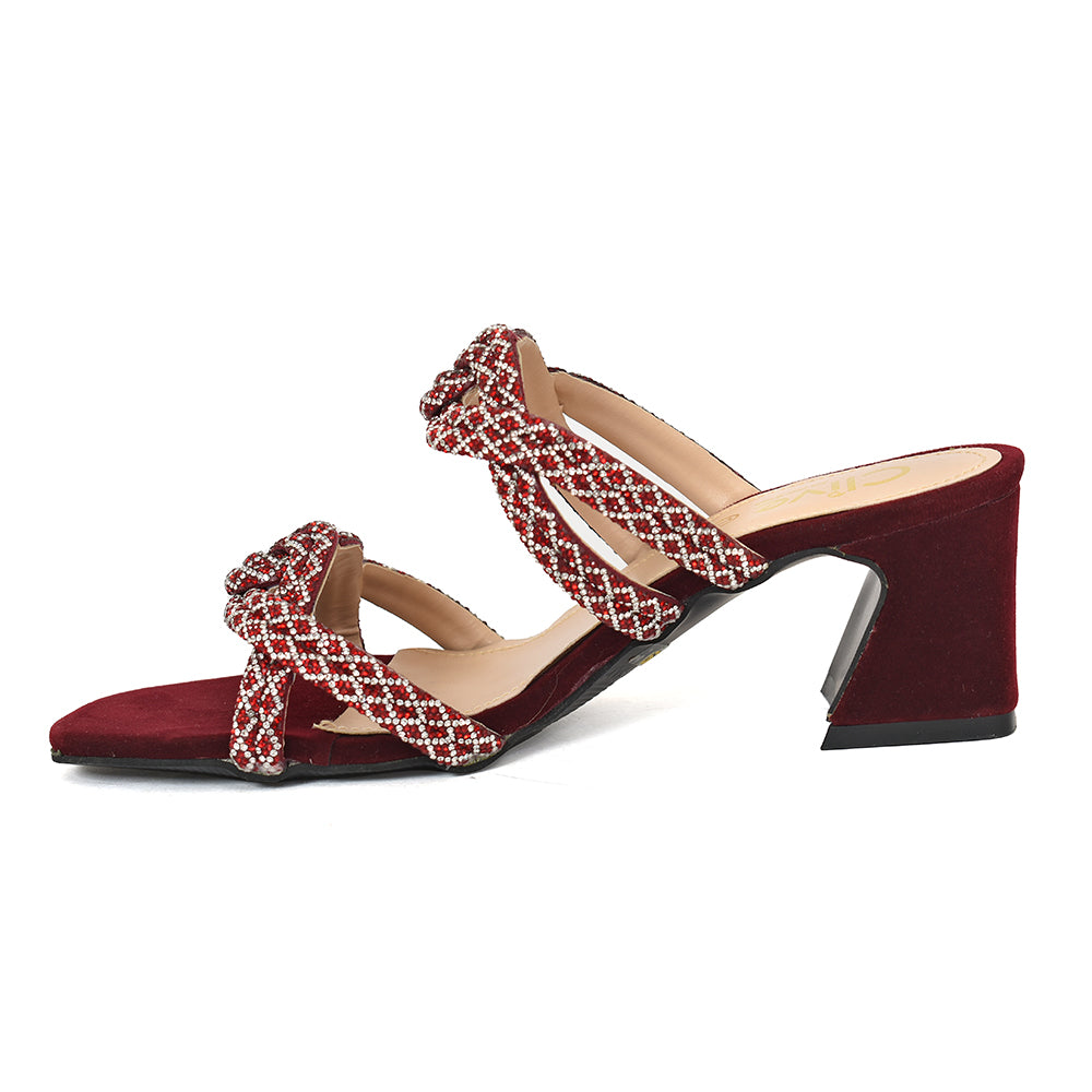 Fancy Slipper Heel