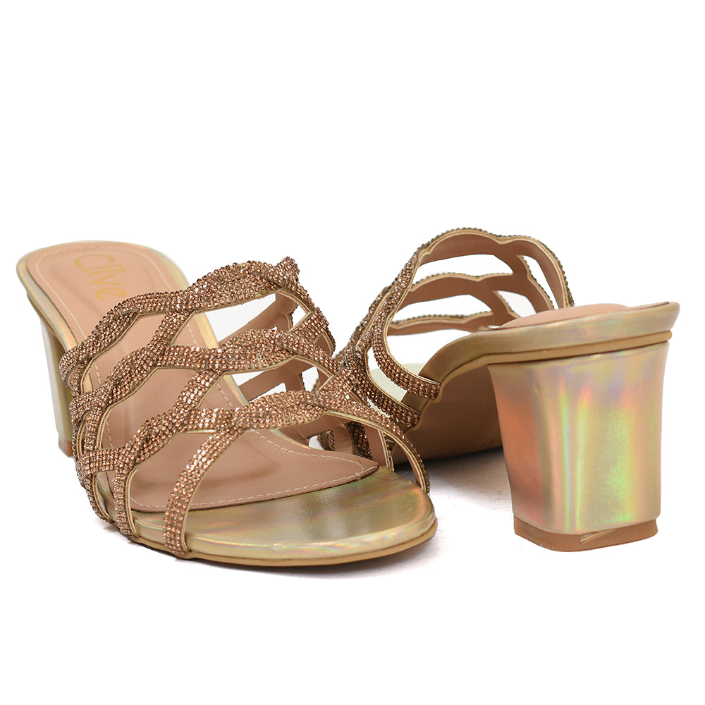 Fancy Slipper Heel