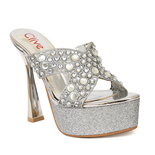 Bridal Slipper Heels