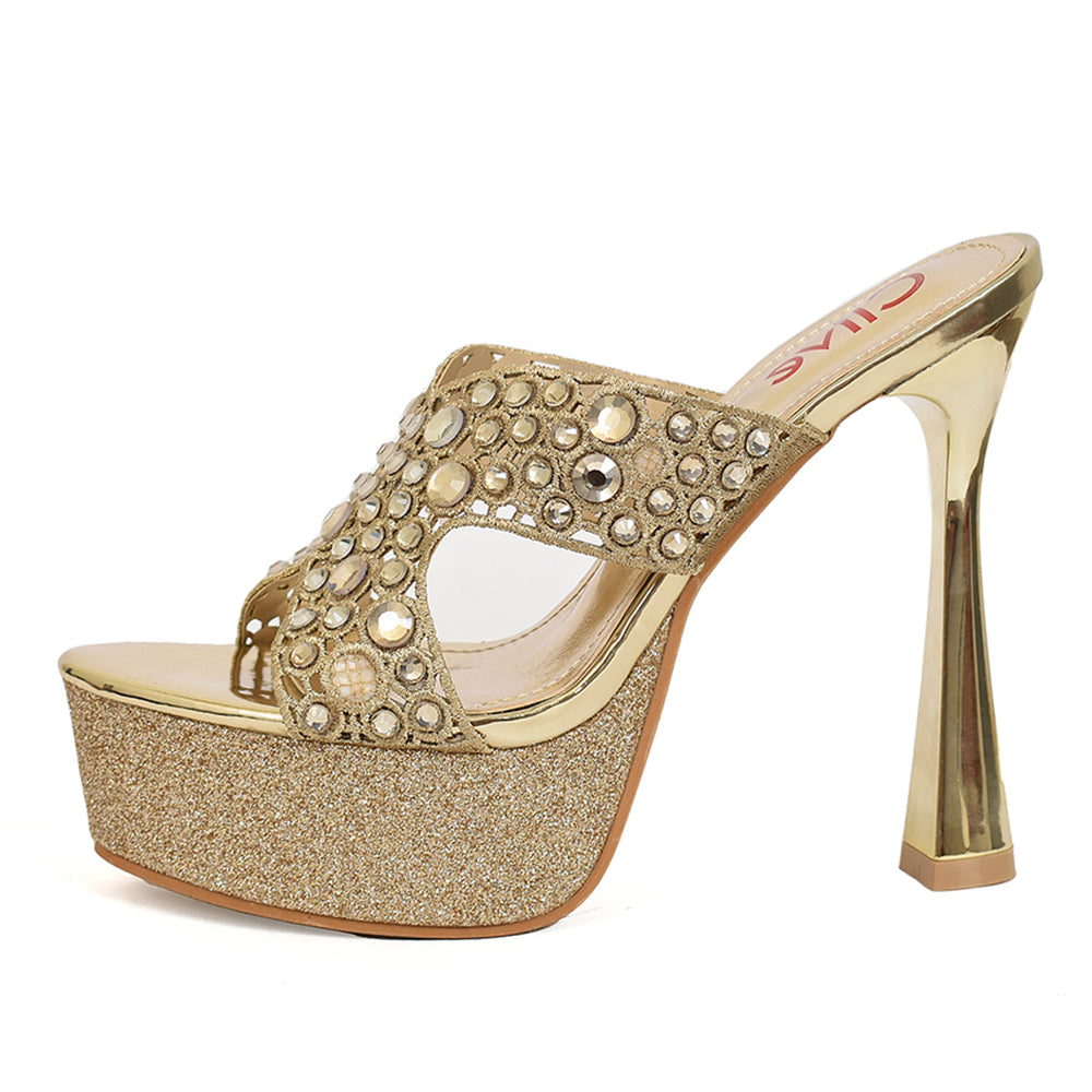 Bridal Slipper Heels