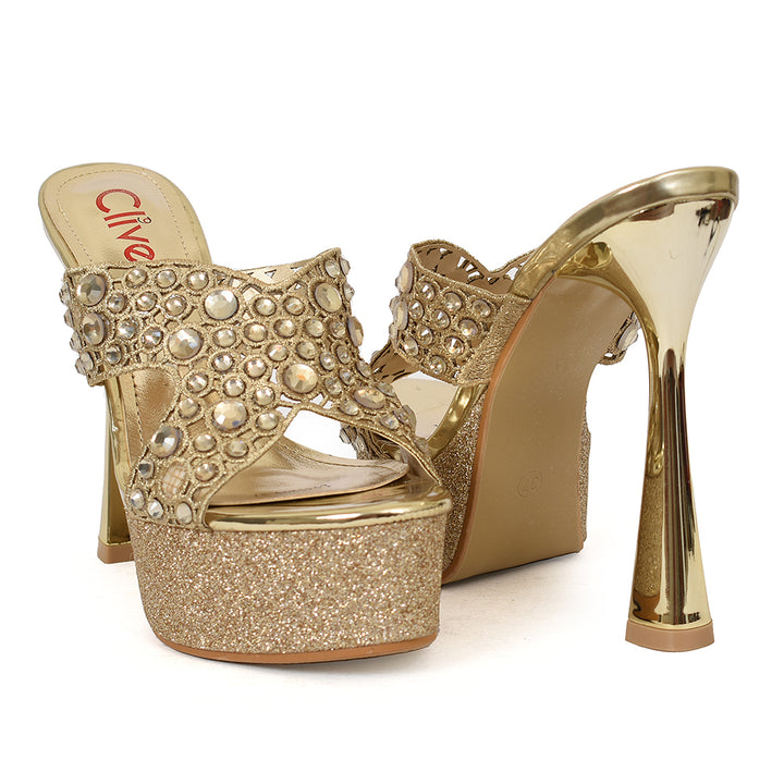 Bridal Slipper Heels