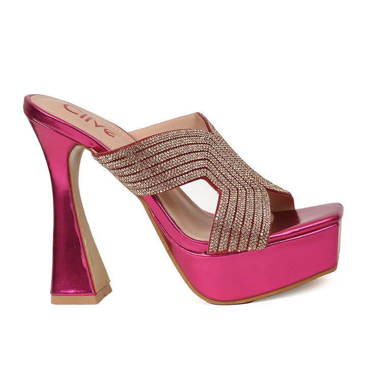 Bridal Slipper Heels
