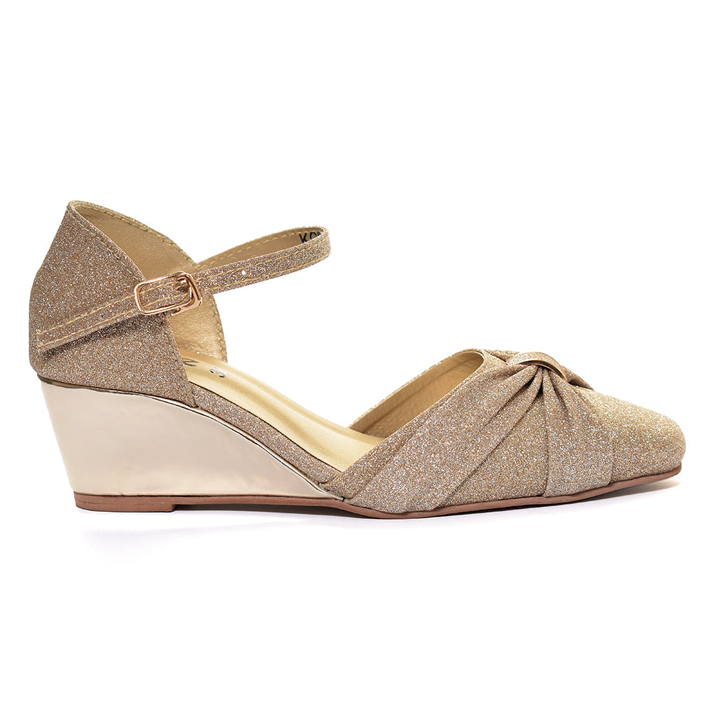 Girls Fancy Court Shoes (Large Size)