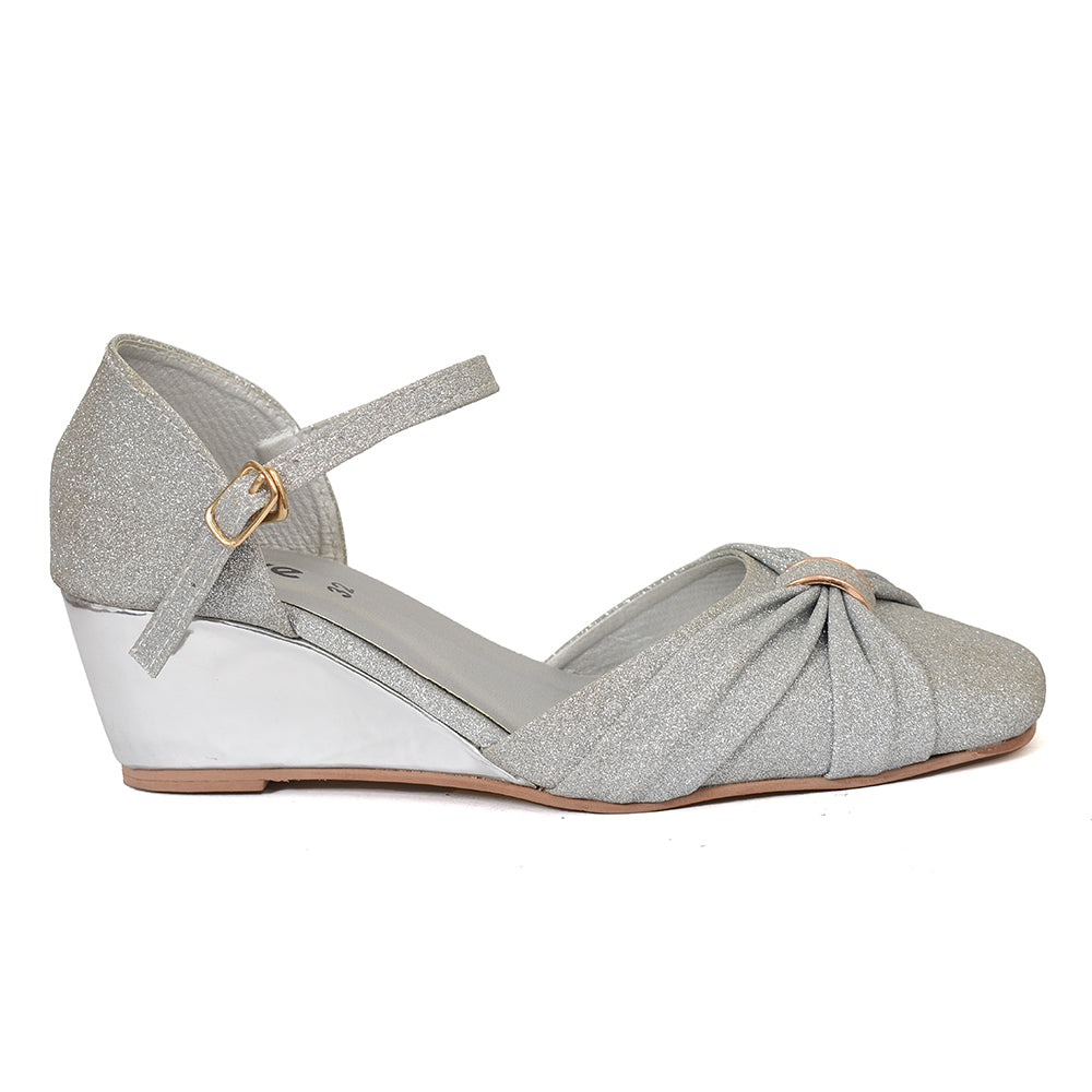 Girls Fancy Court Shoes (Large Size)