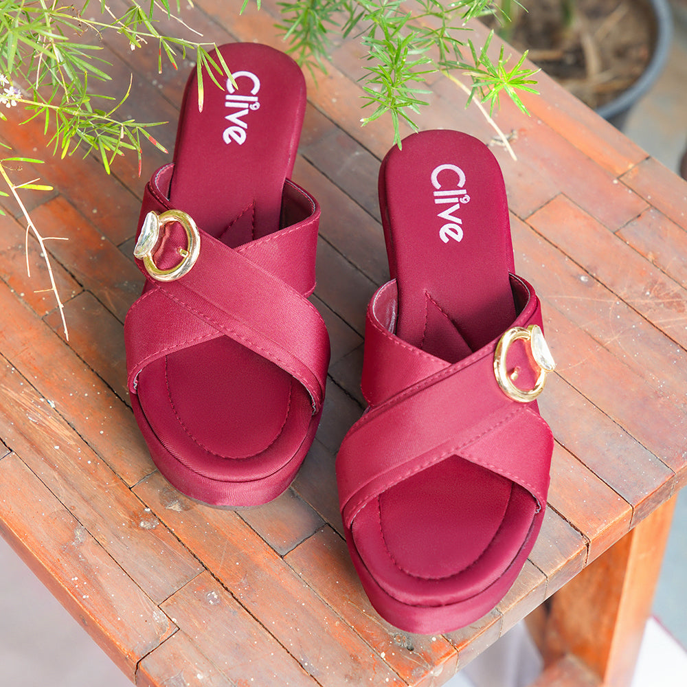 Casual Wedge Slippers