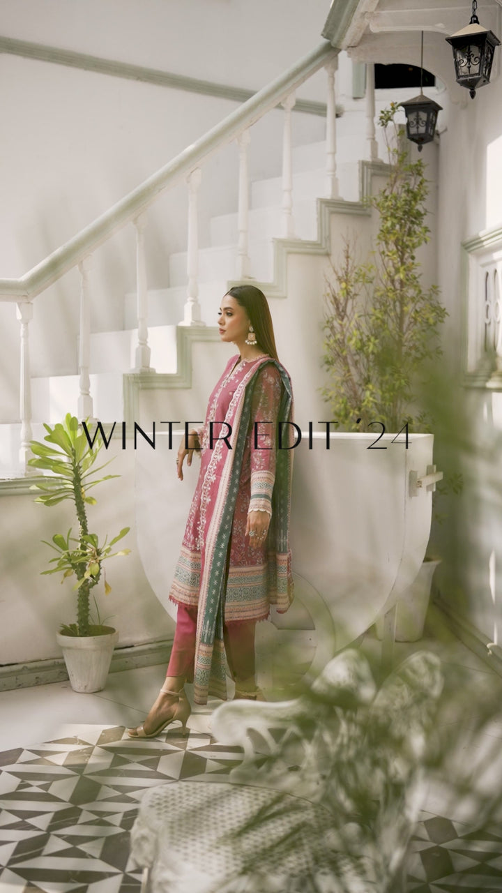 3-PC Embroided Khaddar