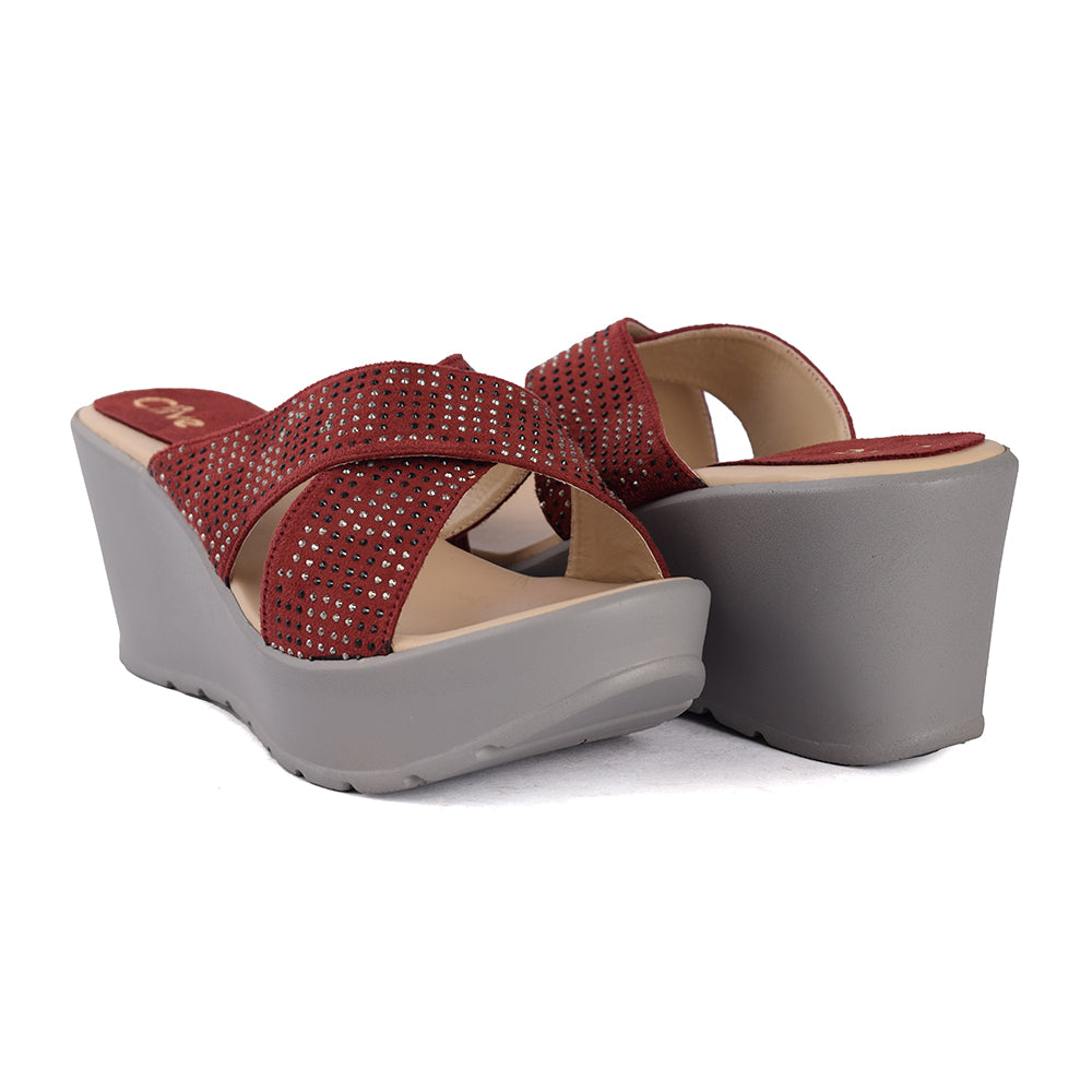 Casual Wedge Slippers